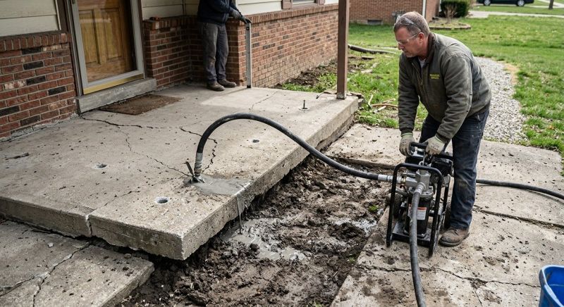 Concrete Lifting in Des Moines, IA