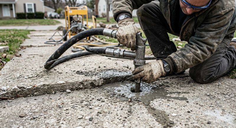 Concrete Poly Jacking in Columbus, OH