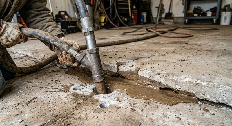 Concrete Settlement Repair in Corpus Christi, TX