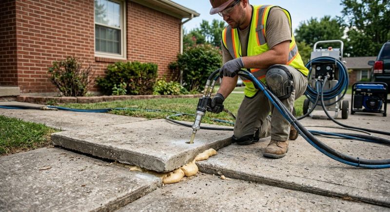 Sidewalk Raising in San Antonio, TX