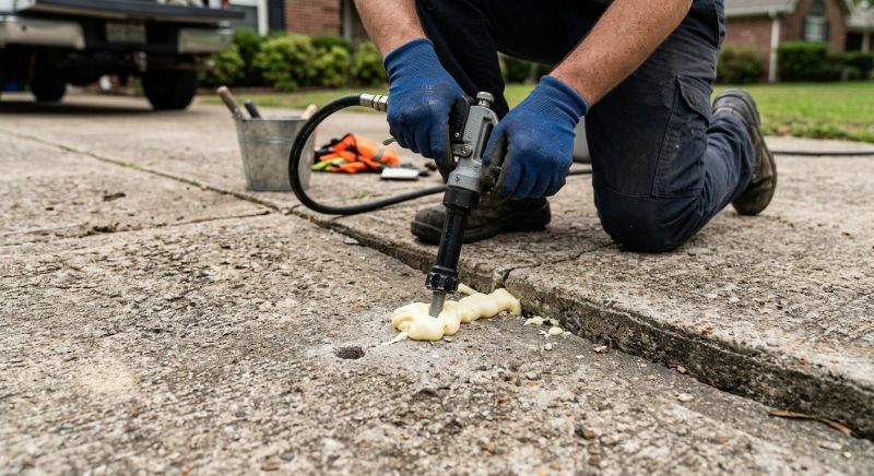 Sunken Driveway Lifting in Tampa, FL