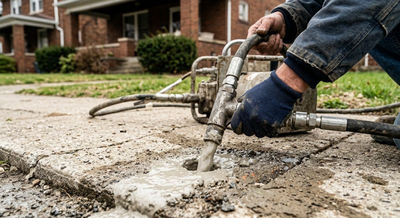 Sunken Sidewalk Repair in Columbus, OH