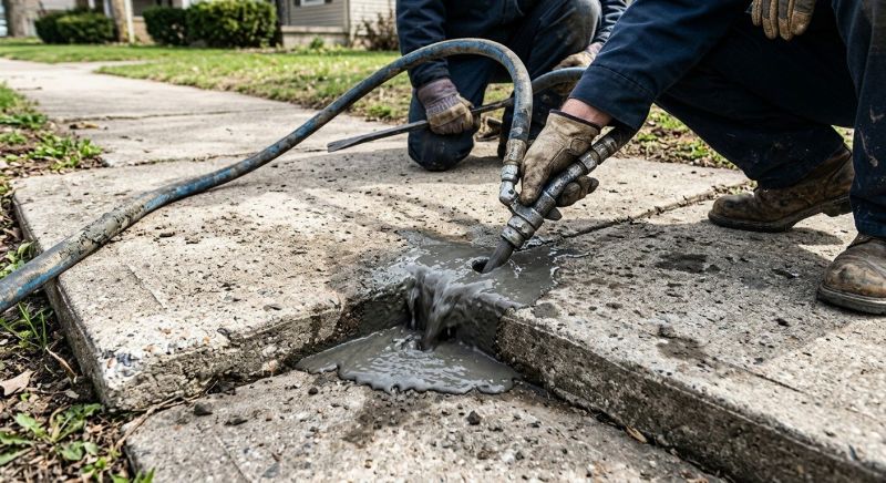 Sunken Sidewalk Repair in Tampa, FL