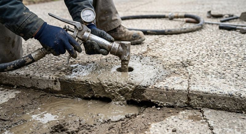 Sunken Slab Repair in West Des Moines, IA