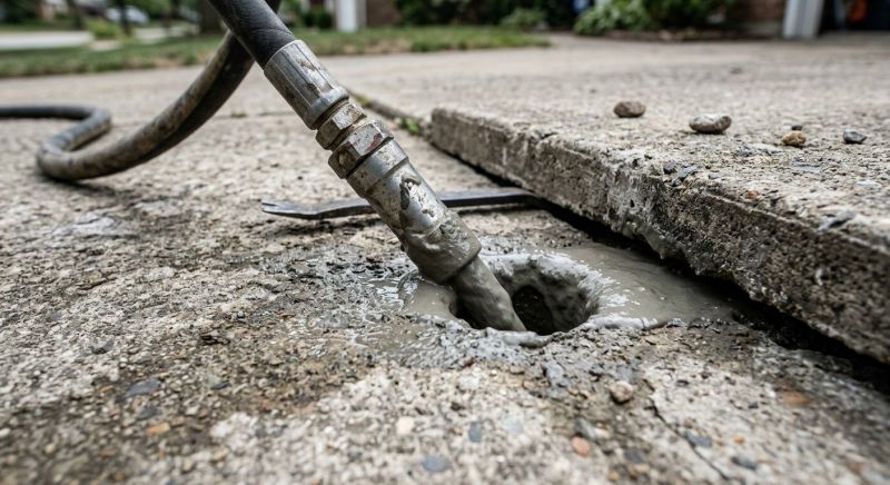 Sunken Slab Repair in West Des Moines, IA